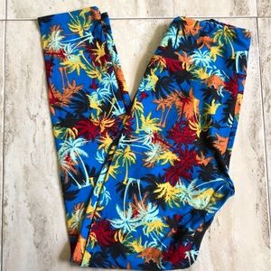 LuLaRoe Palm Tree Leggings
